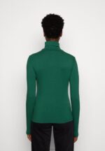 Z62T583 Women Anna Field Long Sleeved Top Dark Green - Image 3