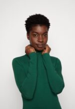 Z62T583 Women Anna Field Long Sleeved Top Dark Green - Image 4