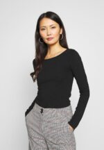 Z62T586 Women Anna Field 2 Pack Long Sleeved Top Black - Image 3