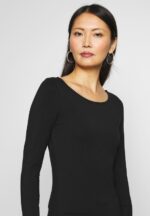Z62T586 Women Anna Field 2 Pack Long Sleeved Top Black - Image 5