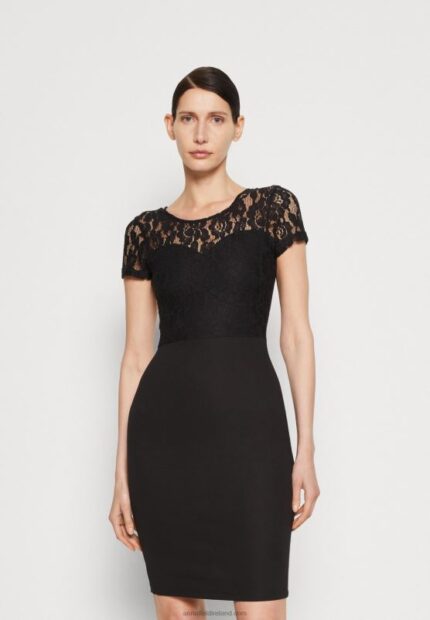Z62T58 Women Anna Field Jersey Dress Black