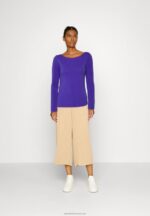 Z62T592 Women Anna Field 2 Pack Long Sleeved Top Blue/Black