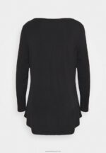 Z62T593 Women Anna Field Long Sleeved Top Black - Image 2