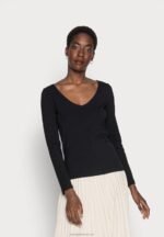 Z62T594 Women Anna Field Basic Long Sleeved Top Black