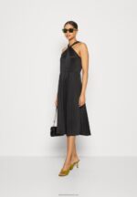 Z62T59 Women Anna Field Jersey Dress Black - Image 2