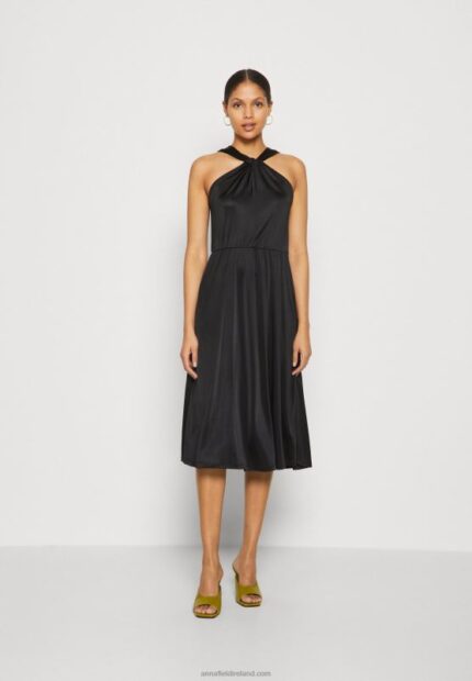 Z62T59 Women Anna Field Jersey Dress Black