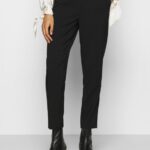 Z62T632 Women Anna Field Basic Bussiness Pants Trousers Black
