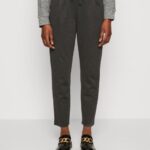 Z62T634 Women Anna Field Trousers Mottled Dark Grey