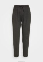 Z62T634 Women Anna Field Trousers Mottled Dark Grey - Image 5