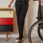 Z62T639 Women Anna Field Trousers Black