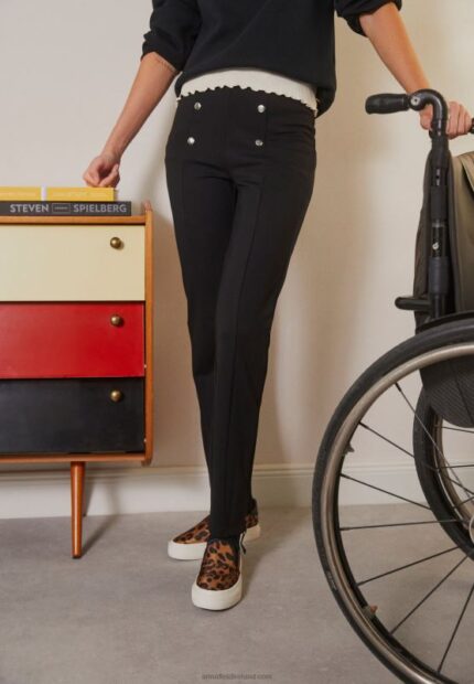 Z62T639 Women Anna Field Trousers Black