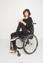 Z62T639 Women Anna Field Trousers Black - Image 8