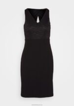 Z62T63 Women Anna Field Jersey Dress Black - Image 5
