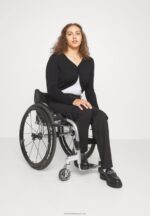 Z62T642 Women Anna Field Trousers Black - Image 9
