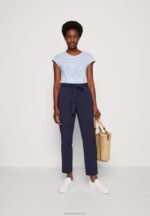Z62T645 Women Anna Field Trousers Dark Blue - Image 2