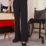 Z62T648 Women Anna Field Trousers Black