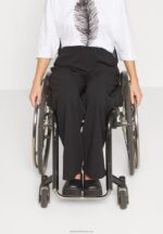 Z62T648 Women Anna Field Trousers Black - Image 7