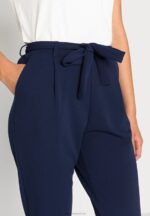Z62T649 Women Anna Field Trousers Dark Blue - Image 5