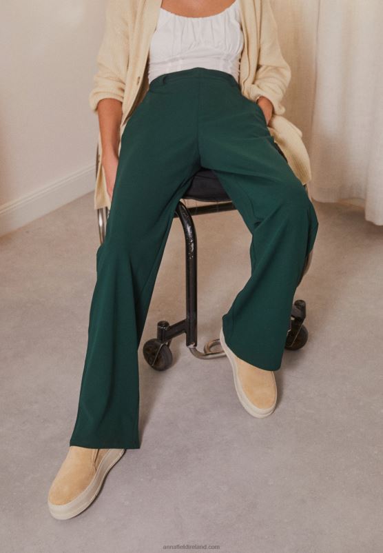 z62t650_women_anna_field_trousers_dark_green.jpg Z62T650 Women Anna Field Trousers Dark Green - Image 1