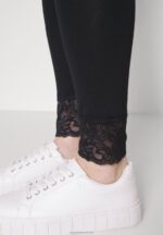 Z62T657 Women Anna Field 2 Pack Leggings Trousers Black/Dark Blue - Image 6