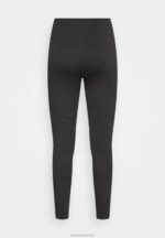 Z62T659 Women Anna Field Leggings Trousers Mottled Dark Grey - Image 2
