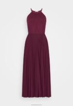 Z62T65 Women Anna Field Cocktail Dress Party Dress Dark Red - Image 5