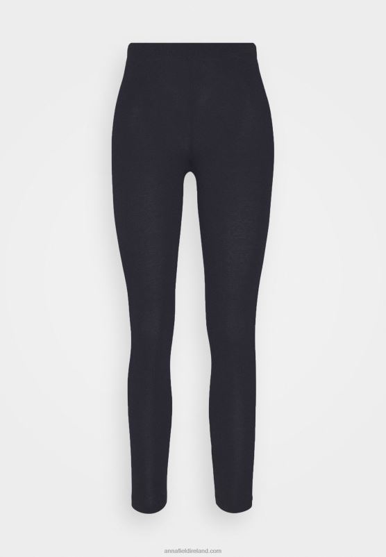 Z62T660 Women Anna Field 2 Pack Leggings Trousers Black/Dark Blue - Image 4