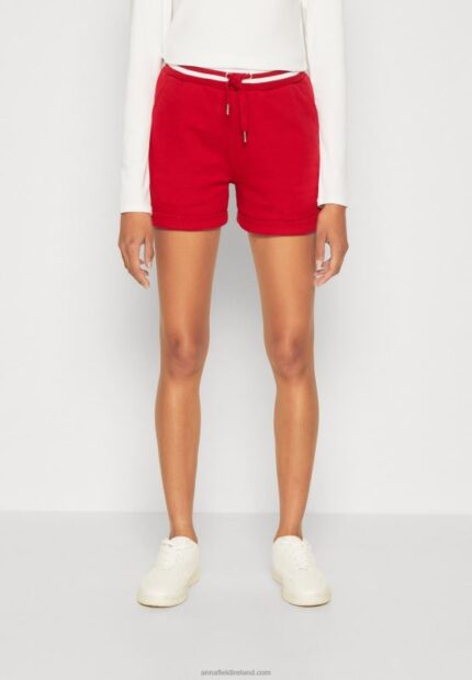 Z62T662 Women Anna Field Shorts Dark Red