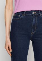 Z62T664 Women Anna Field Straight Leg Jeans Blue Denim - Image 6