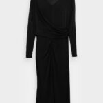 Z62T67 Women Anna Field Jersey Dress Black