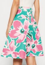 Z62T68 Women Anna Field Denim Dress White/Green/Pink - Image 6