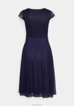 Z62T69 Women Anna Field Cocktail Dress Party Dress Dark Blue - Image 2