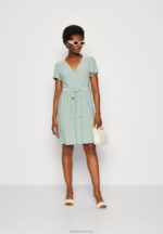 Z62T6 Women Anna Field Day Dress Green - Image 2