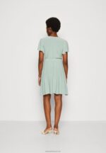 Z62T6 Women Anna Field Day Dress Green - Image 3