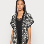 Z62T706 Women Anna Field Summercape Tunic Black