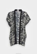 Z62T706 Women Anna Field Summercape Tunic Black - Image 4