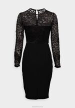 Z62T72 Women Anna Field Cocktail Dress Party Dress Black - Image 2