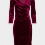 Z62T73 Women Anna Field Cocktail Dress Party Dress Bordeaux