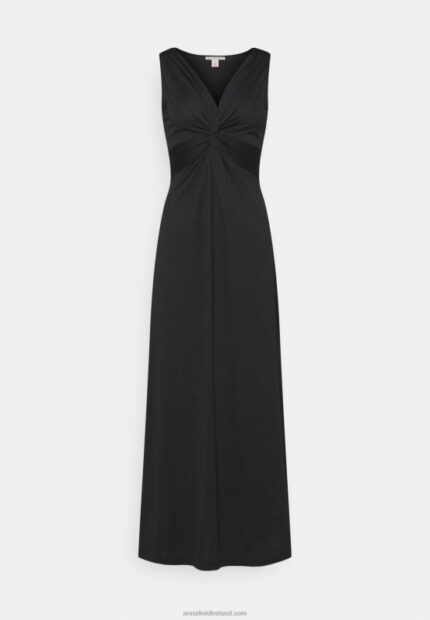 Z62T74 Women Anna Field Jersey Dress Black