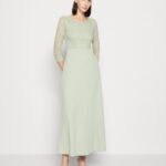Z62T76 Women Anna Field Jersey Dress Light Green