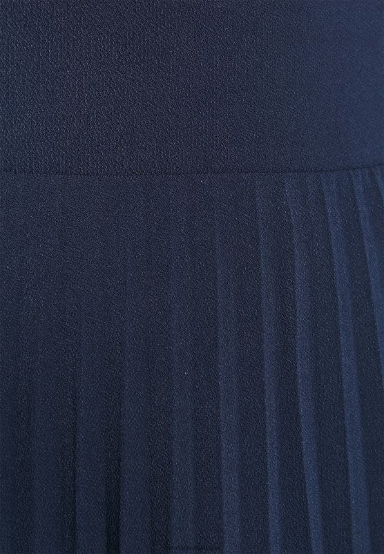 Z62T774 Women Anna Field Plisse A-Line Mini Skirt A-Line Skirt Maritime Blue - Image 6