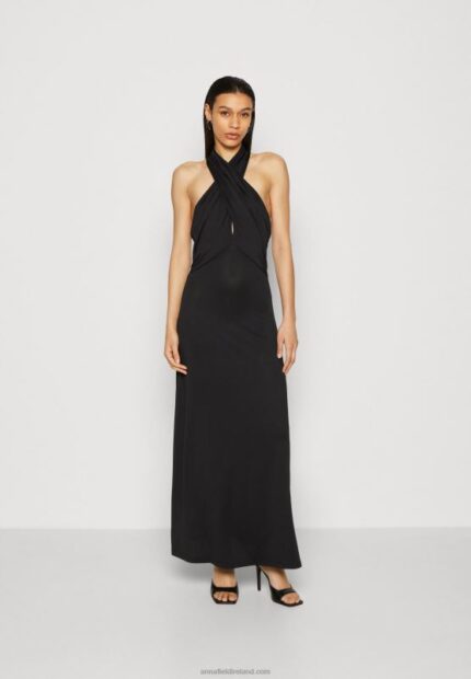Z62T77 Women Anna Field Jersey Dress Black