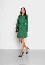 Z62T80 Women Anna Field Shirt Dress Dark Green - Image 2