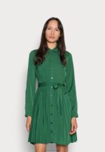 Z62T80 Women Anna Field Shirt Dress Dark Green