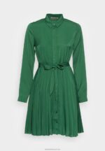 Z62T80 Women Anna Field Shirt Dress Dark Green - Image 4