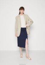 Z62T810 Women Anna Field Pencil Skirt Dark Blue - Image 2