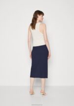 Z62T810 Women Anna Field Pencil Skirt Dark Blue - Image 3