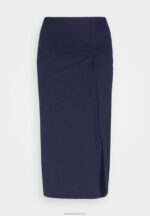 Z62T810 Women Anna Field Pencil Skirt Dark Blue - Image 5