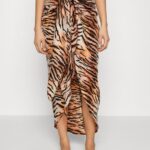 Z62T812 Women Anna Field Geo Print Sarong 917 Multi-Coloured Wrap Skirt Multi-Coloured