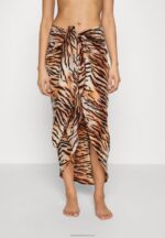 Z62T812 Women Anna Field Geo Print Sarong 917 Multi-Coloured Wrap Skirt Multi-Coloured